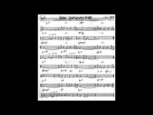 How Insensitive - play along - backing track