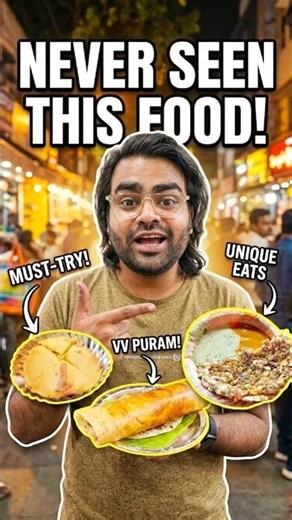 I Tried Bangalore’s Unique Street Food | VV Puram Food Street Bangalore |