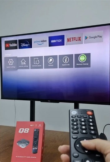 Q8 Android 11.0 S905Y4 TV Box Setup and Features