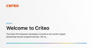 Welcome to Criteo