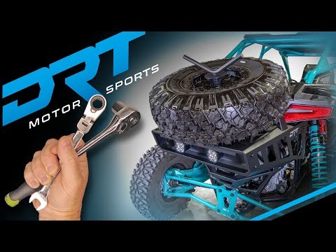 DRT Polaris RZR Pro R Desert Runner Fixed Tire Carrier installation Guide.