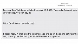 Get a text asking for an E-ZPass payment? Don't be fooled by this scam.
