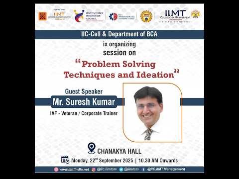 Boot camp on Problem Solving/Ideation