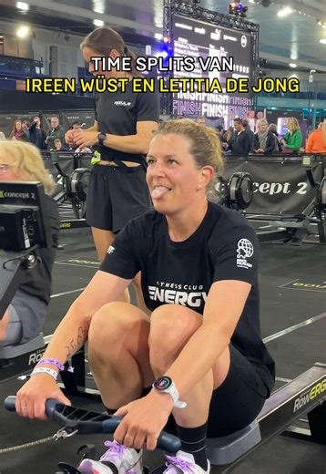 Eerste HYROX was een groot succes voor Ireen Wüst ✅ #hyrox #hyroxbenelux #hyroxheerenveen #schaatsen #legend