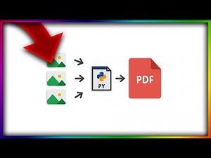 Convertir des images en PDF en PYTHON 🐍