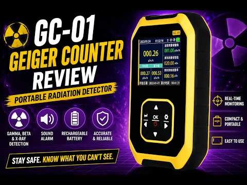 GC-01 Geiger Counter Review | Portable Radiation Detector & Dosimeter
