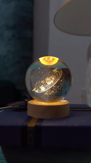 Universe at Home | Solar System Lamp 🔮#animation #solarsystem