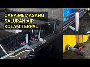 HOW TO MAKE A DRAINAGE HOLE FOR A TARPAULIN POND