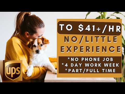 UPS is Hiring Remote + No Experience Work From Home Jobs 2026