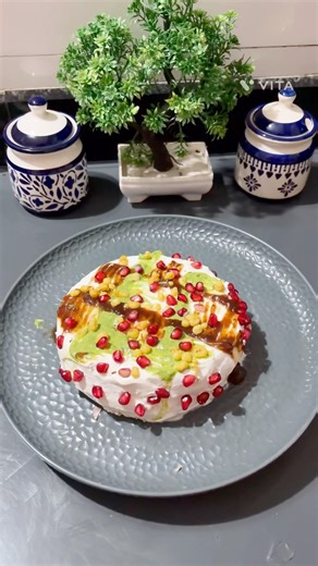 Dahi bhalla cake recipe #recipe #food #cooking #easyrecipe #dahibhallacake #shorts