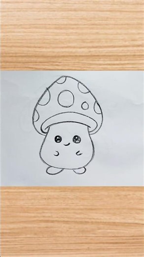 how to draw mushroom drawing easy step by step