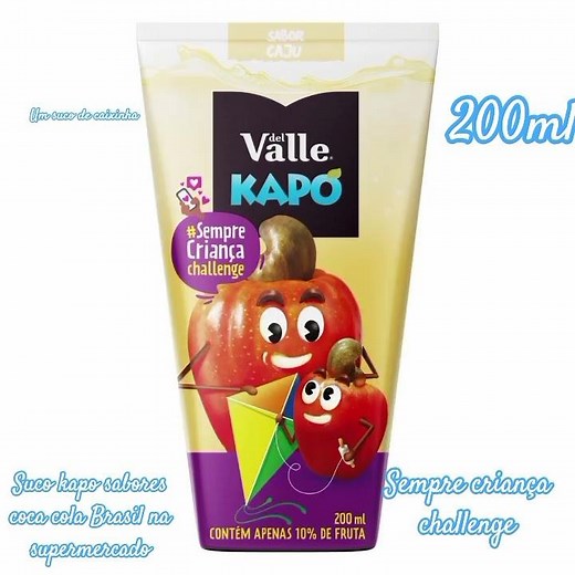 os sabores de suco del Valle kapo