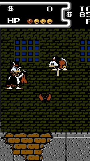 DuckTales Dracula Duck Boss Fight