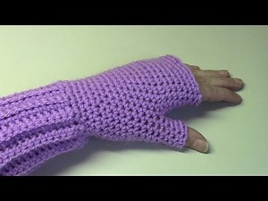 Hooks - tutorial #148: polswarmers - fingerless gloves