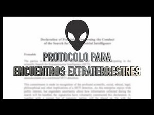 What is the protocol for extraterrestrial encounters?