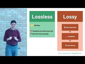 Lossy vs lossless codecs