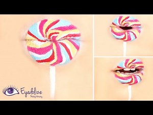 Rainbow Lollipop Lipstick Tutorial by EyedolizeMakeup