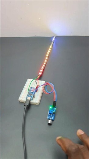 diy Arduino vu meter #arduino #led