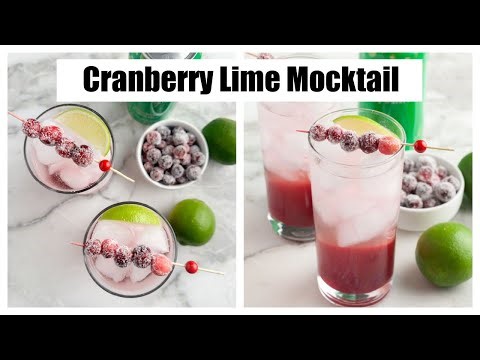 Cranberry Lime Mocktail
