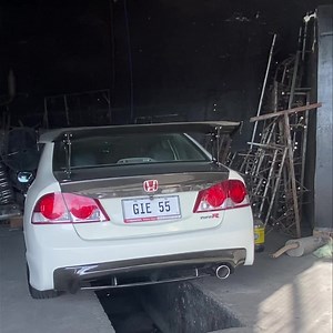 Straight piped Honda Civic FD K20 CRL RACE PACKAGE - •full exhaust system (4-1 headers, midpipe, axleback and exhaust tip) •K&N high flow washable air intake •ECU remap #CRLperformance | CRL PERFORMANCE