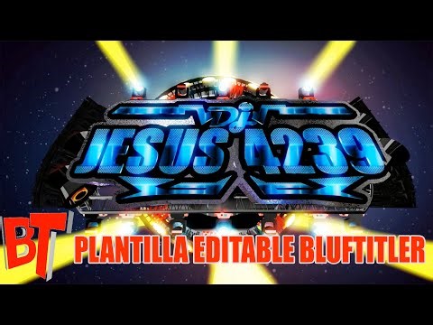 TUTORIAL HACER LOGO 3D PARA DJ PLANTILLA EDITABLE BLUFFTITLER