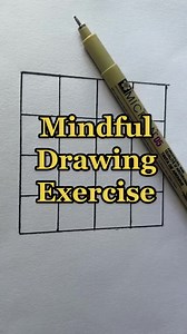 You need to try this mindful drawing exercise! - d | Painting Techniques