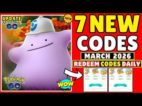 POKEMON GO PROMO CODES MARCH 2026 - POKEMON GO CODES 2026 - How To Redeem Code
