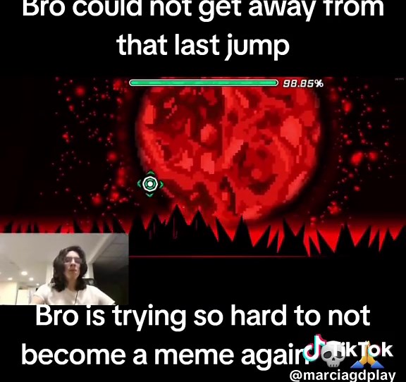 Dinner Served: A Hilarious Geometry Dash Reaction