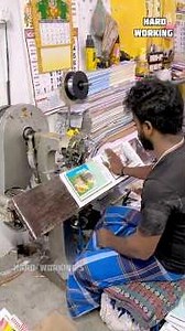 😮📚 Notebook Making Process | Small Industry Setup & Workflow! #hardworking #notebook #asmr