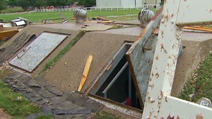Tornado survivors sheltered underground
