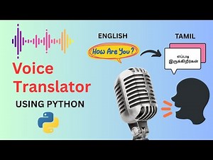 🎙️ Create a Real-Time Voice Translator Using Python | Python Speech to Text Translator 🌍