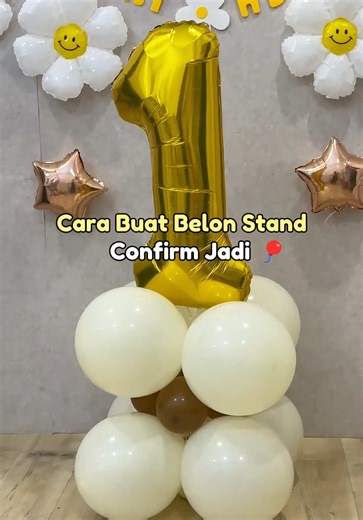 Cara Buat Belon Stand yang Menarik untuk Majlis
