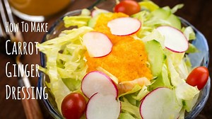 Want to learn how to make the orange, tangy salad dressing served at many Japanese restaurants? Try making this Carrot Ginger Dressing at home; it's so easy! RECIPE ▶️ justonecookbook.com/carrot-ginger-dressing/ | Just One Cookbook