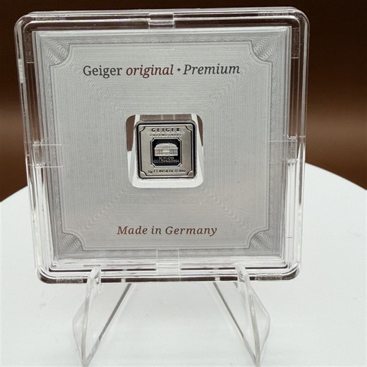 Geiger Original Premium 1 Gram Silver Bar .999 Fine Silver – Sealed German Assay – Collector Bullion | Precious Metal - Etsy