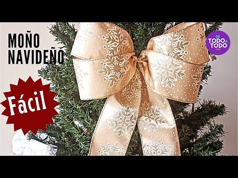 🎄DIY CHRISTMAS Bun easy and simple step by step. 🎄Easy Christmas Bows.