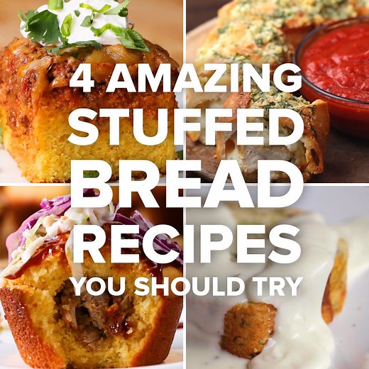 31K views · 132 reactions | 4 Amazing Stuffed Bread Recipes You Should Try | Tasty | Facebook