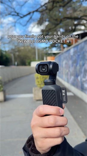 Secretly brought the DJI OSMO Pocket 4 to Switzerland for a test!