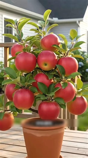 If you know this method, you can grow an apple tree in a pot at home.