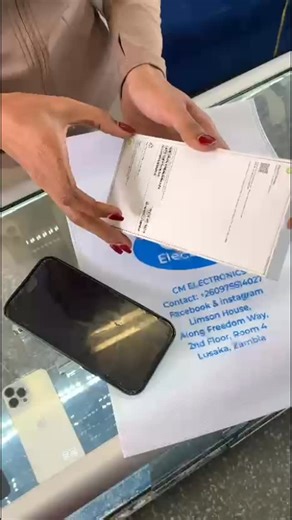 CM ELECTRONICS on Instagram: "Unboxing Brand New iPhone 17Pro Max !! Thank you for shopping and Trusting CM Electronics Miss Kim🙏🏾(Happy Client)😍 Contact us today and get yours 🛍️"