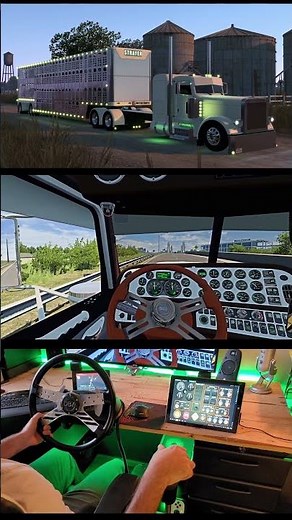 FLOATING GEARS ISX STRAIGHT 🔥 | 4k | American Truck Simulator | Realistic Driving