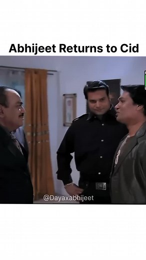Abhijeet sir returns to cid #cid #wewantcidseason #adityasrivastava #cidabhijeet #comebackcid #dayanandshetty #cidians #abhijeetcid #adityasrivastav #abhijeet #seniorinspectorabhijeet #ciddaya #anshasayed #daya #shivajisatam #wewantcidback #acppradyuman #cidpurvi #cif #shraddhamusale #hrishikeshpandey #savecid #abhirika #purvi #janvichheda #shreya #drtarika #drsalunkhe #sachin #letsstartcid | dayaxabhijeet