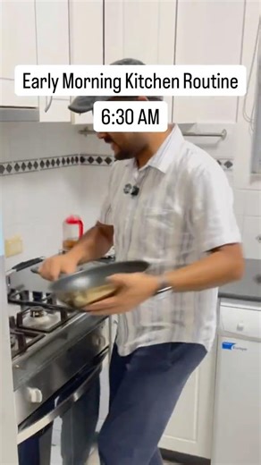 Early morning kitchen routine #shorts