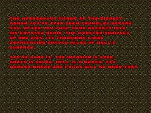 Doom 2 (1994) Ending