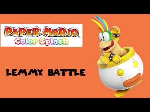 Paper Mario Color Splash - Lemmy Battle Music Remix