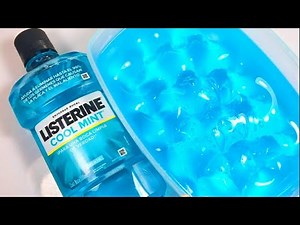 REAL NO GLUE SLIME TEST 💧 Mouthwash Listerine Slime 💧