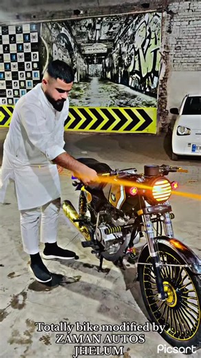 Complete Bike Modification by Zaman Autos Jhelum