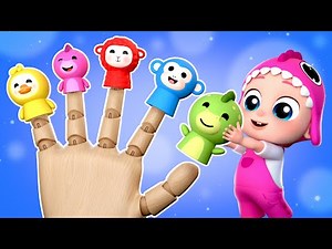 Famille des Doigts avec Animaux Colorés | Apprendre les Couleurs | Bubbleee Comptines pour Enfants
