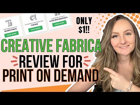 Creative Fabrica Full Review (LICENSE EXPLAINED) Print On Demand Licensed Graphics