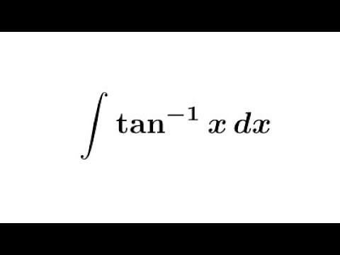 Integral of inverse tan x || Integration by parts