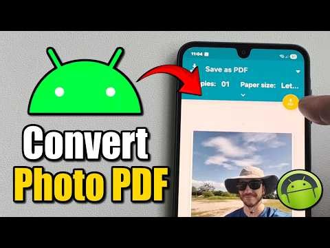 How to Convert a Photo to PDF on Android